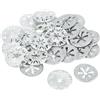 A ABSOPRO Dischi E Dadi Di Fissaggio Per Audi A3 15-24 30 Set | Metallo, Colore Argento, Diametro Est. 30mm, Int. 3.5/4.2mm, OE N90796501. Per Audi A4 2009-2020, Per VW Golf 2012-2021.