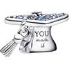 Vegaine 2026 Laurea Set Charms per Braccialetti Graduation Charm Gioielli Regali per Donne