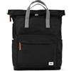 ROKA London Canfield B - Zaino grande in nylon riciclato, colore: Nero, Nero , Large