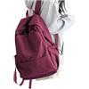 HYC00 Zaino Scuola Media e Superiore per Ragazza - Casual Daypack Impermeabile 14 Pollici Laptop Bag - Leggero College Backpack per Donna