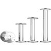Qrity 20 Sets Rivetti a Vite, Riparazione Sostituzione Rivetti, M5 x 12 mm Viti Chicago in Acciaio Inox, per Decorazione in Pelle, Borse, Libri