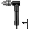 GBKDQQ Staffa per trapano ad angolo, intervallo di serraggio 0,8-10 mm, attacco angolare per trapano a 90 gradi, trapano angolare, adattatore di perforazione angolare, staffa angolare per cacciavite cordless