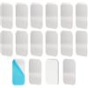 ZAAWUUT 16 piastre adattatori in metallo per supporti magnetici, piastra adesiva in ferro per magneti su prese d'aria o superfici non metalliche (6 x 3 cm)