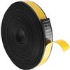 AYHYHLJZJ 5 M Nastro Di Sigillatura Adesivo Per Porte E Finestre, 20 Mm (L) X 3 Mm (P) Nastro Adesivo In Spugna, Guarnizione In Gomma Contro Le Correnti D'Aria Fredda, Anti-Collisione E Impermeabile (1 Rotolo)