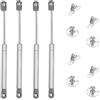 Kellegour 4 Pezzi Molla a Gas,Pistoni per Ante Cucina,Braccetto Ammortizzatore,Molle a Gas,Braccetto per Cerniera di Mobili da Cucina,per Porte in Legno,Armadi,Scatole di Stoccaggio,300N