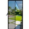 JANORS Zanzariera Porta Finestra 90x210cm,Zanzariera Magnetica,Non è Necessario Praticare Fori,Include Striscia Adesiva e Chiodi,Chiusura Automatica per Balcone, Soggiorno
