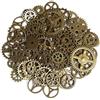 Amasawa 200 Assortiti Ingranaggi Ruote in Bronzo Ciondolo di Scheletro Steampunk Fascino Orologio Ruote di Ingranaggi per Artigianato Fai da Te, Creazione di Gioielli, Accessori per Costumi Cosplay