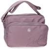 Reebok Reebok borsa a tracolla a due scomparti, 25 x 16 x 6, 5 cms poliestere di Joumma Bags, viola rosa