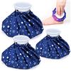 Windfromort Borsa Ghiaccio Ginocchio, 3PCS [15cm, 23cm, 28cm] Terapia Calda(50-60 ℃) e Fredda Sacca D'Acqua Impacchi Riutilizzabile Per Dolori e Febbre Collo, Testa, Polso, Slogature, Strappi, Lesioni e Sport