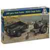 Italeri 0229 - Tank 250gals And Cargo M101 Trailers Model Kit Scala 1:35