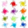 MUSLONG 12 panni da giocoliere, colorati, in seta, per bambini, quadrati, danza, da ginnastica, per danza, giocoleria, per danza, giocoleria, sensoriali, da ballo, 60 x 60 cm, panni colorati