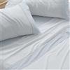 Burrito Blanco | Completo Lenzuola in Cotone | Letto da 200 cm. (+Misure Disponibili) | Design 640 | Colore Blu (200 x 200 cm)