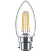 PHILIPS Lampadina LED Premium Classic B35 trasparente [attacco a baionetta piccolo B22] 40 W, bianco caldo 2700 K, non dimmerabile