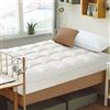 CYMULA Coprimaterasso matrimoniale XL per letto singolo, protezione extra spessa con tasca profonda da 8 a 21 cm, colore bianco
