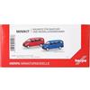 Herpa kit di modellismo MiniKit Mercedes-Benz Vito autobus (W639 / 2003), rosso e blu oltremare (2 pezzi), miniatura in scala 1:87, pezzo da collezione, kit per modellismo, plastica