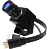 G Fotocamera 4K USB HDMI USB Webcam con zoom manuale Fotocamera per PC con messa a fuoco variabile Mini fotocamera Lightburn per computer Telescopio H.264 Telecamera di sorveglianza USB Fotocamera USB