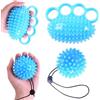 SYTTNUM Set Per Allenamento Delle Mani e Delle Dita 2 Pezzi,Hand Trainer Finger Trainer Ball, Pallina Antistress Mano Terapia, Pallina Fisioterapia Mano, Strumento Per Il Rafforzamento Della Presa Delle Mani
