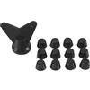 Povxlum 12 Pz Ramponi di Scarpe da Calcio Ramponi di Scarpe da Calcio Professionali M5 Pezzi di Ricambio Stud con Chiave Scarpe da Pista Punta 10 mm