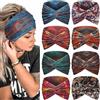 Awumbuk 8 Pezzi Fascia Capelli Donna - 7'' Extra Large Elastico Fasce Capelli Headband Elastico, Boho Multicolore Turbante, per Yoga, Sport, Skincare, Uso Quotidiano Accessori