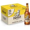 Kozel Birra Premium Lager, Cassa Birra con 20 Birre in Bottiglia da 50 cl, 10 L, Pale Lager dal Gusto Ricco e Bilanciato, Gradazione Alcolica 4.6% Vol