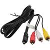 subtel Cavo Video VMC-15FS, VMC-30FS per Sony DCR-DVD, HC, SR, SX, DEV, HDR-CX, PJ, SR, XR, NEX-VG
