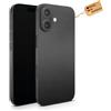 TF Skins Skin compatibile con iPhone 17, pellicola protettiva protettiva completa a 360° con logo ritagliato (nero opaco)