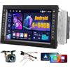 Fuluku Autoradio Android 4+64G per VW Golf 4 Polo Sharan Jetta Mk4 T5 Multivan con Carplay Wireless&Android Auto, Stereo Auto 7''Touchscreen con Bluetooth 5.0/GPS/Telecamera di Retromarcia/FM/Wifi/SWC