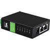 Waveshare 2-CH RS485 to RJ45 Ethernet Converter Module with POE Function, Industrial Rail-mount Isolated Serial Server,Dual Channels RS485 Independent Operation,Dual Ethernet Ports