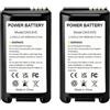 Seilylanka 2 pezzi 3.6V 6000mAh Li-SOCL2 batteria per Daitem allarme batteria BAT25 BAT26 BATLi25 BATLi26, anche compatibile con Hager, sistemi di marca ATRAL