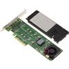 KALEA-INFORMATIQUE Scheda controller PCIe 3.0 x8 per 2 SSD M.2 NVMe M Key HARWARE Raid 0 1 con chipset Marvell 88NR2241B0
