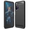 Cruzerlite Custodia per Honor 20 PRO, Cover per Honor 20 PRO, Carbon Fiber Texture DesignCover Anti-Scratch Shock Absorption Cover per Huawei Honor 20 PRO - Nero