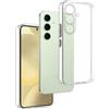 REY Cover in Gel TPU Trasparente per Samsung Galaxy S24 Fe, Ultra Sottile 0,33 mm, Morbido Flessibile, Custodia Silicone