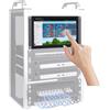 GeeekPi Monitor touch LCD da 9 pollici, 1280 x 720 HD, touch screen capacitivo con HDMI e USB Touch, compatibile con DeskPi RackMate T0/T1/T2, adatto per montaggio rack 3U da 10 pollici
