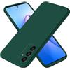 EASSGU Custodia per Samsung Galaxy A34 5G (6.6 Inches), Cover Morbida in Silicone TPU - Verde scuro