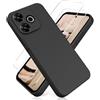 YiKaDa - Cover per Redmi 13 4G (Non per Note 13) & [2 Pack] Pellicola Protettiva in Vetro Temperato, Custodia Liquid Silicone Leggero - Nero