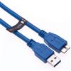 Keple Cavo di ricarica per Samsung Galaxy Note Pro 12,2 da keple USB3, cavo USB 3.0, Micro B Compatibile con Samsung Galaxy Note Pro 12.2 Tablet (0.5m blu)