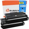Bubprint 2 Cartucce Toner compatibili per Brother TN-3480 TN-3430 DCP-L5500DN HL-L5000D HL-L5100 HL-L5100DN HL-L5100DNT HL-L5100DNTT HL-L5200DW HL-L6400DW MFC-L5700DN MFC-L5750DW MFC-L6800DW Nero