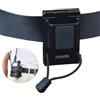 HYSHIKRA Clip da cintura bidirezionale per walkie talkie accessori per cintura, per radio palmare/altoparlante microfono/altoparlante radio mobile, compatibile con Baofeng Motorola Quansheng (nero 01)