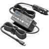 KFD 118W USB-C Caricabatterie per Auto, PC Caricatore Auto per MacBook Pro/Air iPad Pro ACER ASUS DELL Galaxy Dell XPS 13 Note 20/10 Phone Steam Dec Alimentatore per Auto Caricabatterie per Notebook