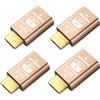 FUERAN Hdmi Edid Emulatore Passthrough Eliminato Emulatore Adattatore di terza generazione Lavora con Mac Thunderbolt a HDMI Interruttori/Extender/Ricevitore AV/Video Splitter 4K,3840x2160@60Hz-4p