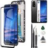 RongZy Compatibile con Xiaomi Redmi Note 11S 2201117SG 2201117SI Schermo LCD Display Sostituzione Touch Screen Sensore con Kit di Attrezzi(6.43,Nero con Cornice)