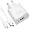 ASKUBSKU Caricatore USB e Cavo USB C per Honor 90 5G, 66W 6A Ricarica Rapida Adattatore Caricatore con Tipo C Cavo 1M per Honor 70 Lite 200 90 Lite Magic 6 Lite 6 Pro 5 Pad 9 MatePad Tablet