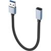 JSADZKJ Cavo USB-C 5Gbps USB C femmina a USB maschio 3.0 Adattatore 3A Ricarica rapida Cavo adattatore USB A a USB C per laptop,PC,disco flash,caricatore 30CM/0.98FT