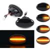 OZ-LAMPE Frecce Laterale Dinamico a LED per Vito W447 W639 Smart W450 W452 A Klasse W168 Citan W415, Indicatore di direzione Laterale Dinamico a LED, 2 Pezzi Nero Canbus