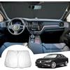 GAFAT Compatibile con Volvo S60 V60 2019-2026 2027 Parabrezza interno, Accessori S60 Hybrid PHEV Parasole, V60 2025 Protezione Solare, Raffreddamento, Protezione UV, UPF 50+ [Upgrade]
