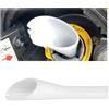 Adunsiaoto Imbuto per Auto, 1 Pezzi Imbuto di Carburante Diesel per Ford, Imbuto di Riempimento Diesel di Emergenza Lidless, Imbuto Olio Motore Ford 8U5A-17B068-EB 1782177 1833948 2050651(Bianco)