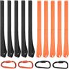 wugongshan 10 Pz Cinghie di Fissaggio, 25 mm x 40 cm Doppi Passanti Cinghie a Cricchetto, Cinghia di Fissaggio ad anello morbide, Cinghie di Tensione, Cinghie Motocicletta per Trasporto Carico, con 4 gancio