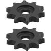 eMagTech 2 pezzi Scooter 10T 428 Gear 6,9 mm compatibile con motore DC MY1020 compatibile con motore a catena
