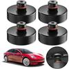 Airabc 4 Pezzi Tamponi in Gomma per Cric con Tesla Model 3/X/S/Y | Adattatore Universale per Jack Pad, Accessori per Veicoli Tesla, Protezione contro i graffi
