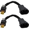 OTOTEC 2 adattatori per fendinebbia LED da H11 a MCON compatibili con VW Golf 7 GTI GTD, set di cavi di conversione